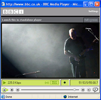 David Gilmour on Radio 2 Online